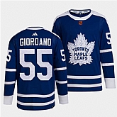 Men's Toronto Maple Leafs Black #55 Mark Giordano Blue 2022 Reverse Retro Stitched Jersey Dzhi,baseball caps,new era cap wholesale,wholesale hats